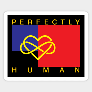 Perfectly Human - Polyamorous Pride Flag Sticker